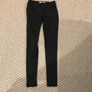 Faux denim legging (dark grey/black)